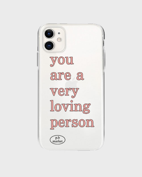 loving person case (pink)