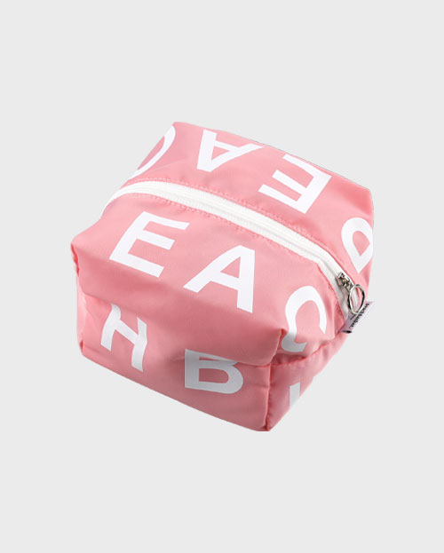 big ball pouch (coral)