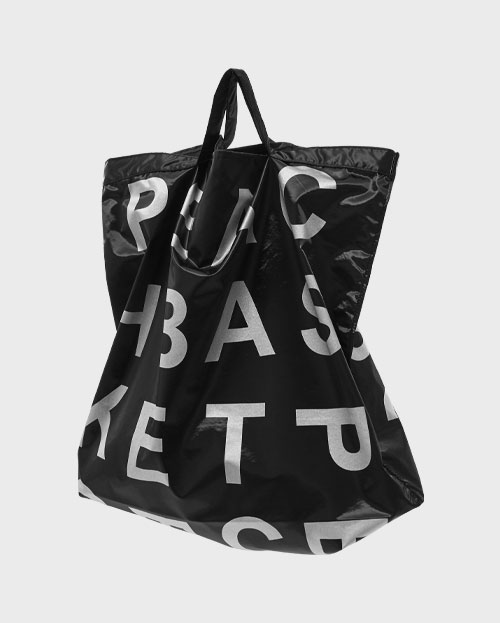 p.b satin bag (black)